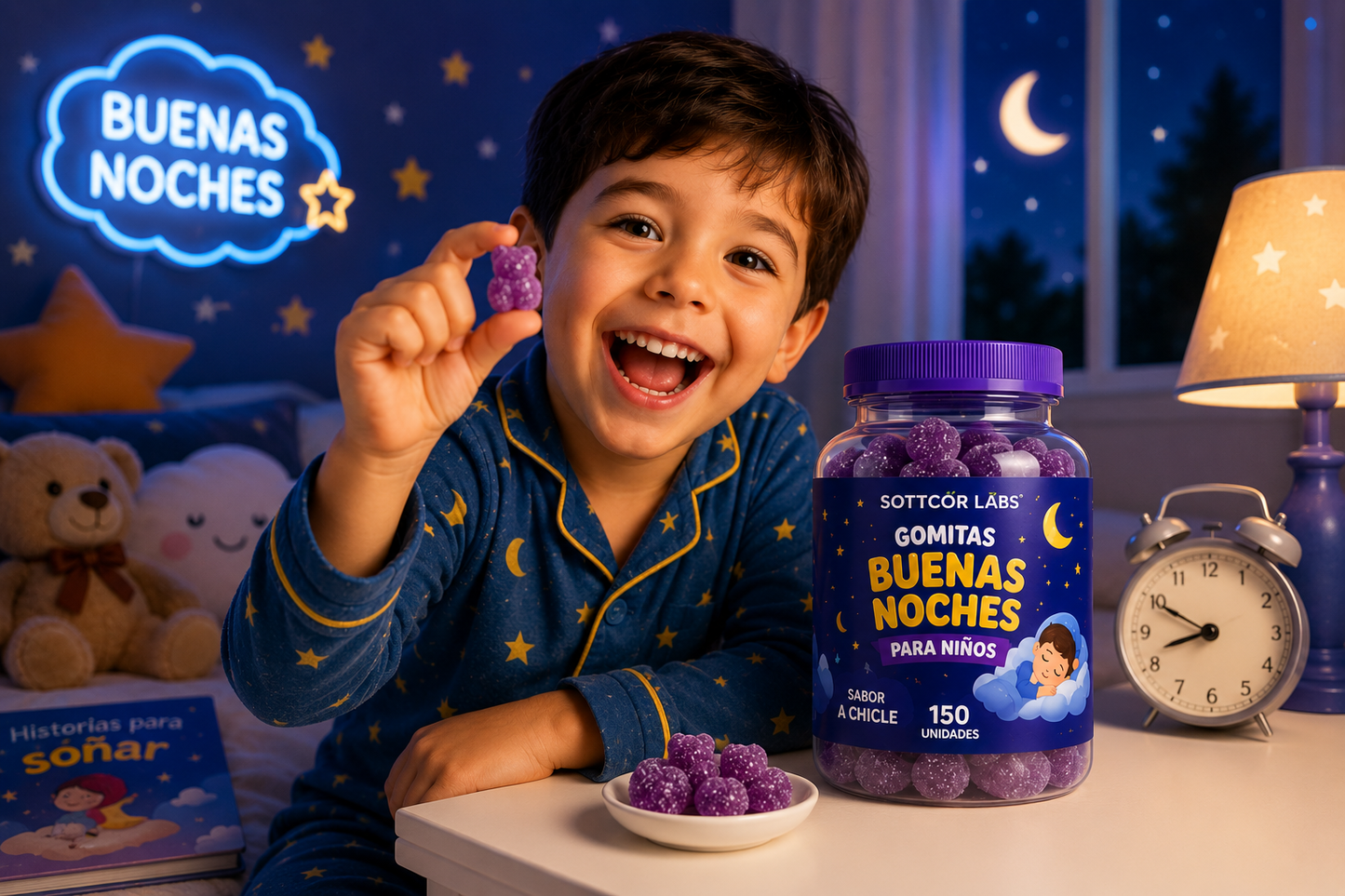 GOMITAS BUENAS NOCHES PARA NIÑOS  – SOTTCOR