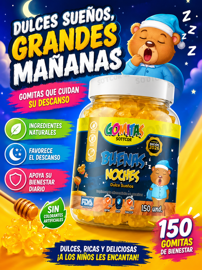 GOMITAS BUENAS NOCHES PARA NIÑOS  – SOTTCOR