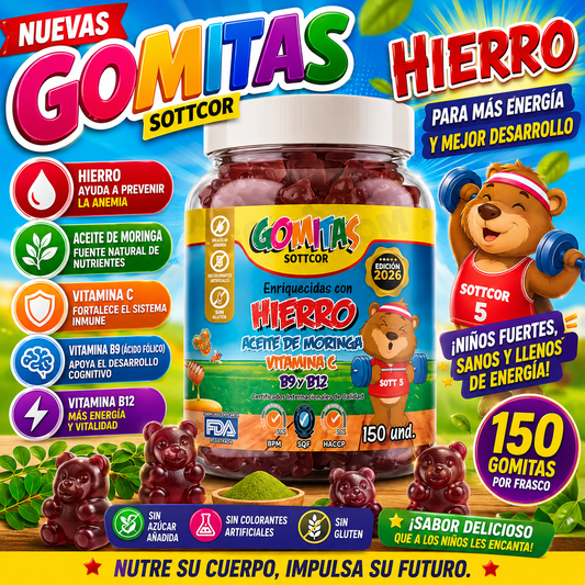 GOMITAS HIERRO PARA NIÑOS – SOTTCOR