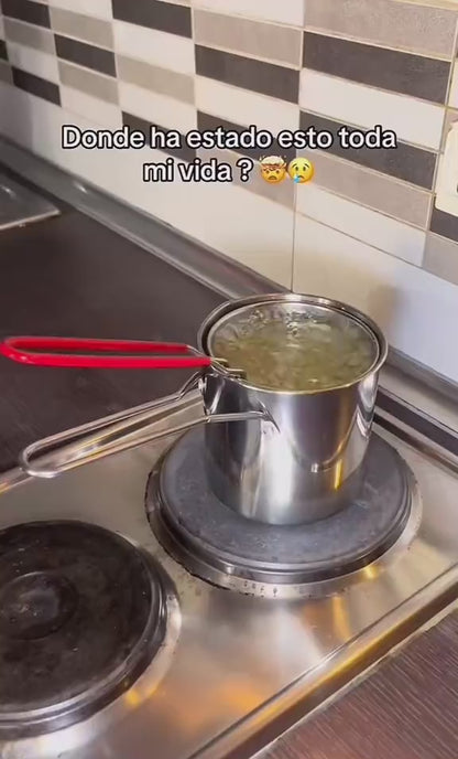 OLLA FREIDORA DE ACERO INOXIDABLE