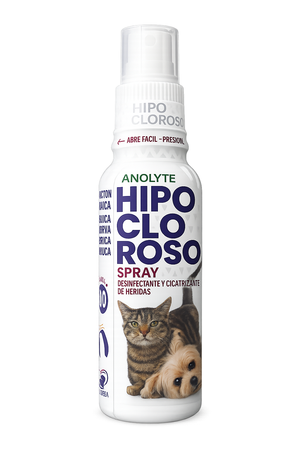 Espuma de Baño en Seco HipoCloroso para Perros y Gatos