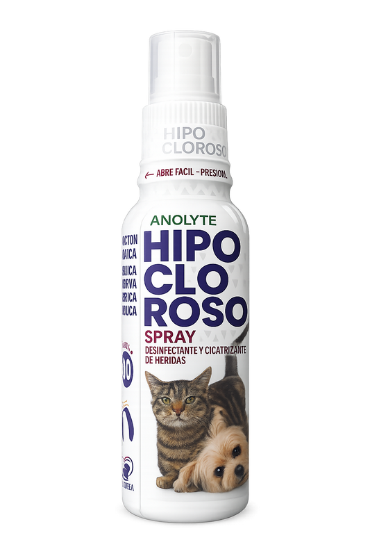 Espuma de Baño en Seco HipoCloroso para Perros y Gatos